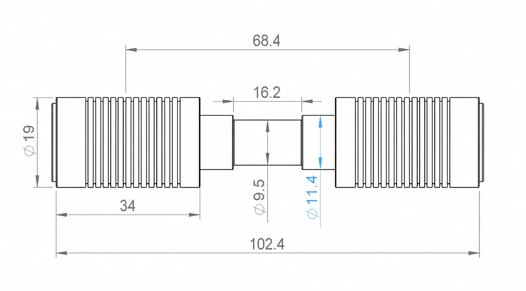 LP 1002-1264-818 dimension drawing
