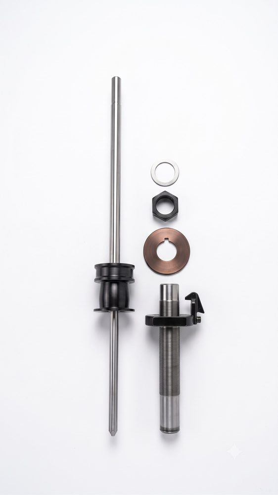 Straight Built Spindles: The Bare Blade Every Bolster Assembly Starts From
